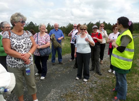 The members of the Active Retirement Associations (ARA) in the counties of Offaly, Laois, Westmeath and Cavan attended a walk organised by Midland Regional Committee ARI in Lough Boora in May.