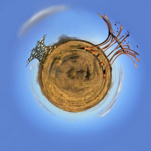 Sculpture Little Planet by Paul Barber